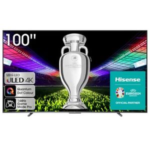 تلفزيون Hisense الذكي QLED 4K مقاس 100 بوصة موديل 100U7KQ