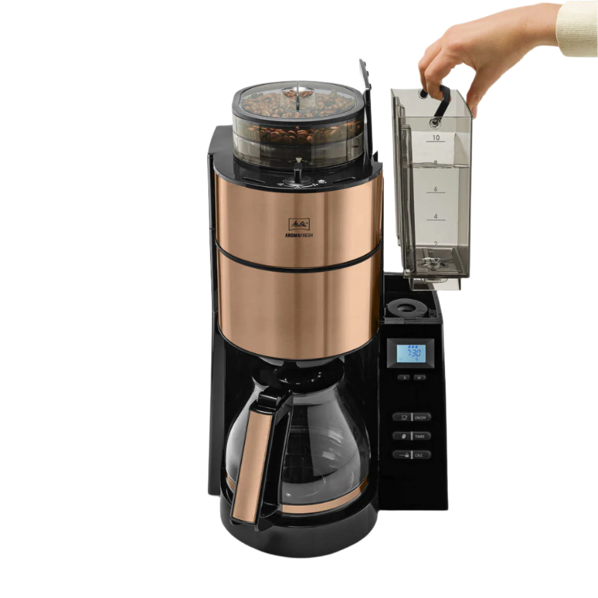 ماكينة صنع القهوة بفلتر نحاسي - ميليتا أروما فريش