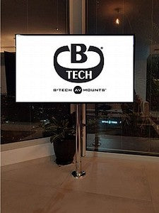 عمود ثابت للشاشات حتى 75 بوصة على ارتفاع 1.5 متر بما في ذلك الدوران B-Tech BT7850-150BSXL