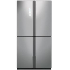 ثلاجة 4 أبواب سعة 648 لتر من هايسنس طراز RQ82IX من الفولاذ المقاوم للصدأ