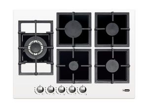 موقد زجاجي HO-T-686 أبيض 5 شعلات LyVent