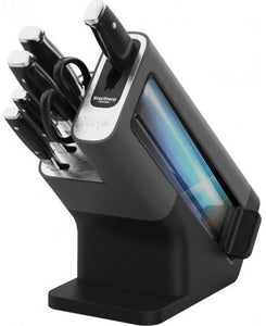 مجموعة سكاكين نينجا 6 مع مساحة تخزين ومبراة مدمجة موديل K32006