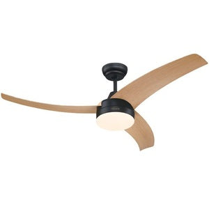 مروحة سقف CCT مقاس 52 بوصة مع جهاز تحكم عن بعد من Westinghouse، طراز Longwood