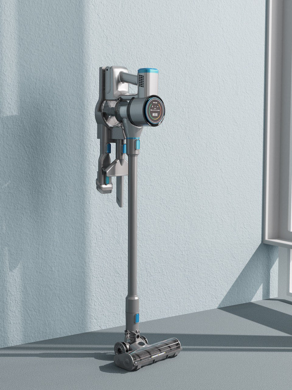 💨 مكنسة كهربائية لاسلكية V30 من OVALI – قوة شفط ذكية وتنظيف شامل