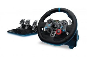عجلة سباق Logitech Driving Force G29 للبيع بالتجزئة لأجهزة الكمبيوتر الشخصية وأجهزة PS3/PS4/PS5