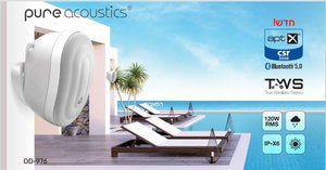 مكبرات صوت بلوتوث للحديقة/الفناء/حمام السباحة/الأماكن الخارجية PURE ACOUSTICS موديل od-976