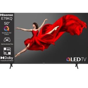 تلفزيون ذكي "50 HISENSE QLED 4K موديل 50E79KQ