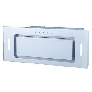شفاط مدمج LY VENT 75 سم زجاجي أبيض موديل LV-B519A