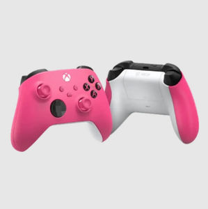 وحدة تحكم باللون الوردي لجهاز إكس بوكس موديل XSER DEEP PINK