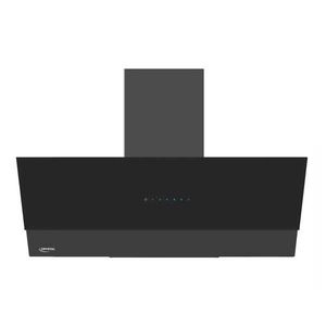 شفاط مطبخ كريستالي 90 سم موديل MCH93 GB زجاج أسود