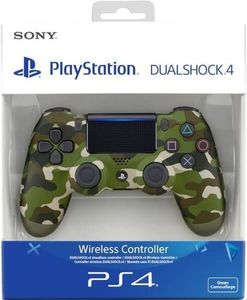 وحدة تحكم لاسلكية DualShock 4 باللون الأخضر المموه الإصدار 2