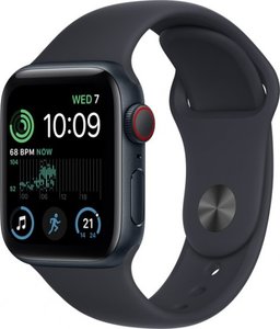 ساعة ذكية Apple Watch SE GPS 44 مم لون Starlight Aluminum