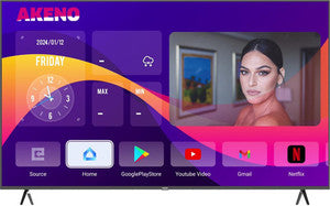 تلفزيون ذكي 65 بوصة AKENO 4K SMART موديل 65FS