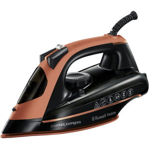 مكواة بخار مع خيار الكي الرأسي Russell Hobbs Copper Express موديل 23975-56
