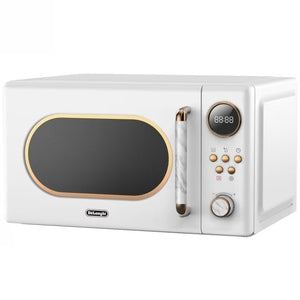 ميكروويف رقمي 20 لتر أبيض موديل DELONGHI DL-3820-W