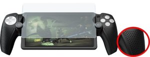 حافظة 2 في 1 تتضمن غطاء سيليكون + واقي شاشة لجهاز PlayStation Portal™ من Dragon، طراز GPS5-PORSNS